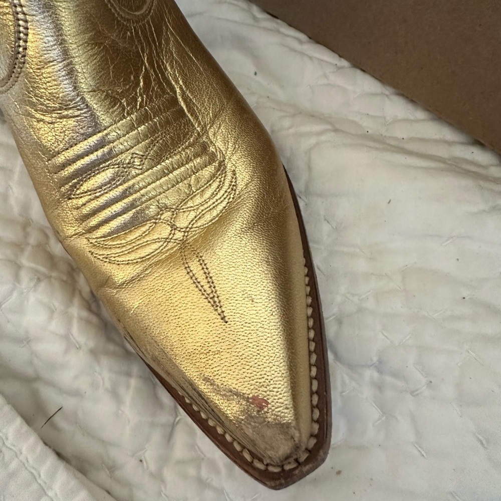 Miron Crosby Gold shorties Boots - Picture 8 of 8
